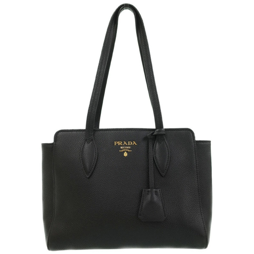 Prada Vitello Phenix tote bag black pebbled leather
